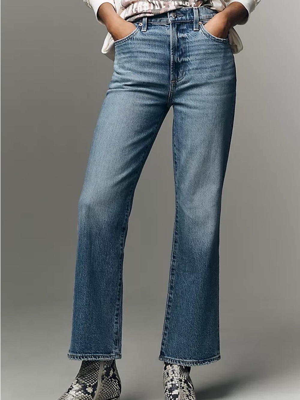 Pistola Ally Crop Flare Jeans